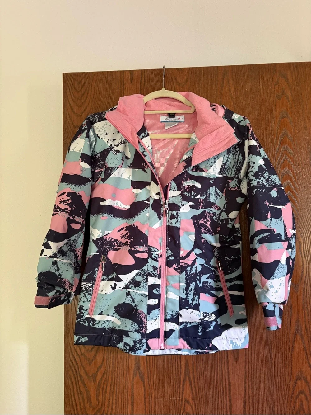 Columbia Kids Pink, Mint & Navy Lightweight Jacket